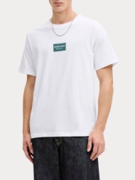 t-shirt jack & jones jjfrank tee ss crew neck white jack&jones