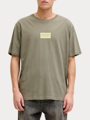 t-shirt jack & jones jjfrank tee ss crew neck vetiver σε προσφορά