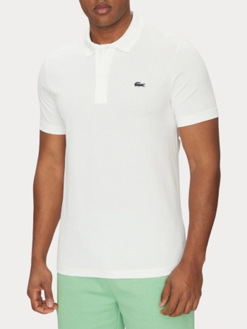 polo lacoste regular white lacoste σε προσφορά