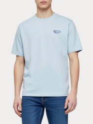 t-shirt jack & jones jjseattle tee ss crew neck celestial blue jack&jones