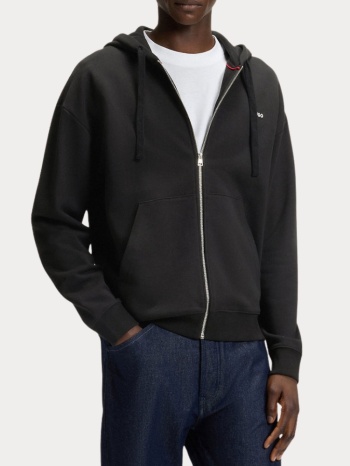 ζακετα φουτερ hugo dapo zip black hugo boss σε προσφορά