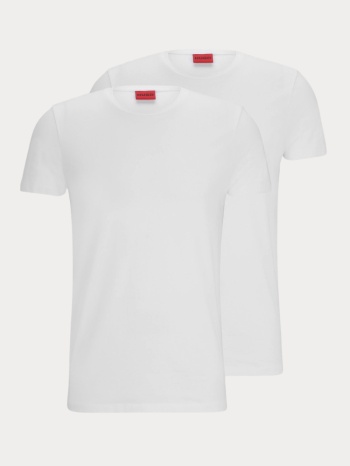 2τεμ. hugo round neck double white hugo boss σε προσφορά