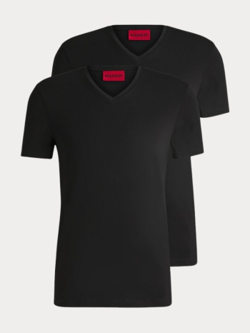 2τεμ. hugo v neck double black hugo boss σε προσφορά