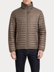 puffer jacket jack & jones jwhuno lightweight light brown jack&jones