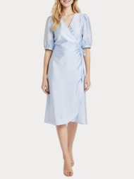 φορεμα only forever 2/4 wrap calf light blue only