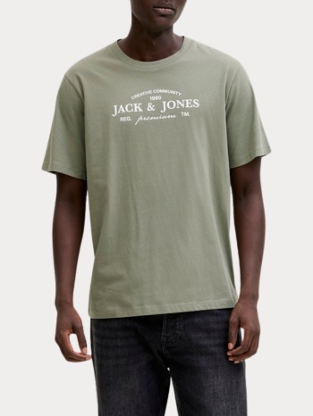 t-shirt jack & jones jprblakevin ss tee fst smokey olive σε προσφορά