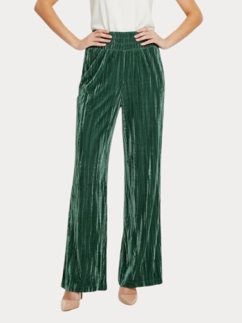 παντελονι only alexa hw straight velvet pant green only σε προσφορά