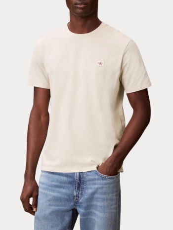 t-shirt calvin klein cotton oatmeal calvin klein σε προσφορά