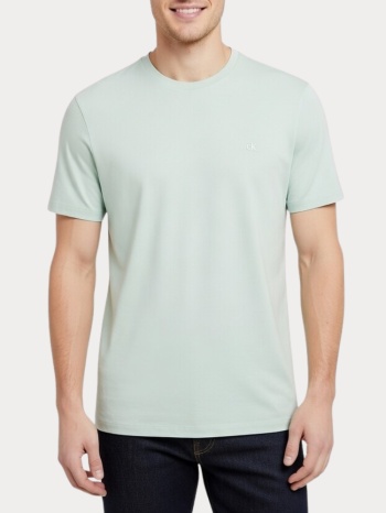 t-shirt calvin klein pale meadow - grey calvin klein σε προσφορά