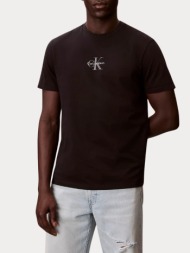 t-shirt calvin klein monogram black calvin klein