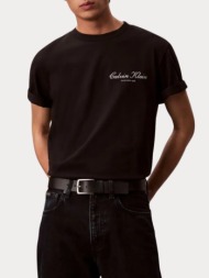 t-shirt calvin klein logo black calvin klein