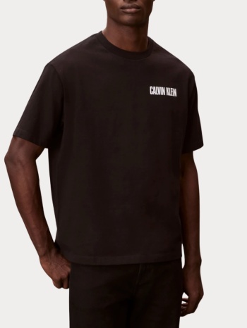 t-shirt calvin klein jersey black calvin klein σε προσφορά