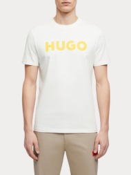 t-shirt hugo dulivio white yellow hugo boss