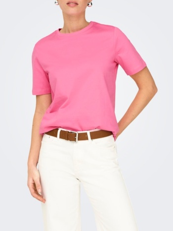 luxe top only freja s/s bright sachet pink only σε προσφορά