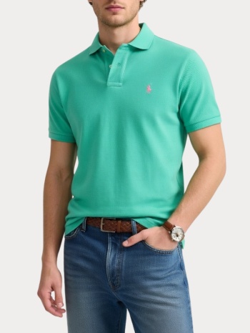 πολο polo ralph lauren the iconic mesh sunset green polo σε προσφορά
