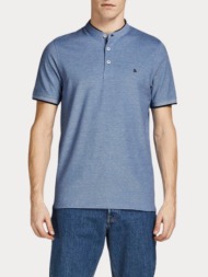 mao polo jack & jones jjepaulos bright cobalt ciel jack&jones
