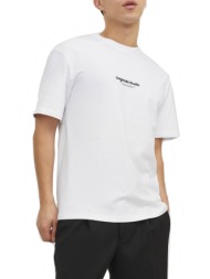 t-shirt jack & jones jorvesterbro tee ss crew neck bright white jack&jones