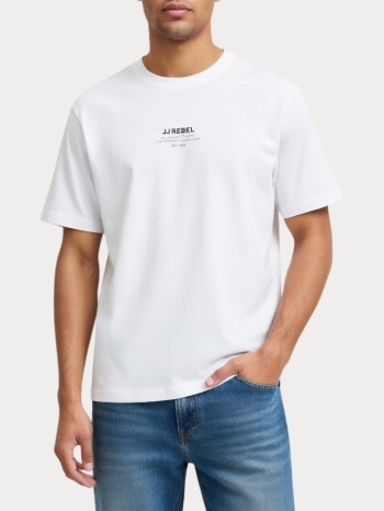 t-shirt jack & jones jreblino tee ss crew neck white σε προσφορά