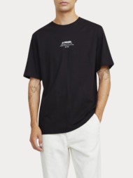 t-shirt jack & jones jreblino tee ss crew neck black jack&jones