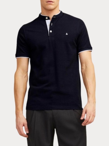 mao polo jack & jones jjepaulos dark navy jack&jones σε προσφορά