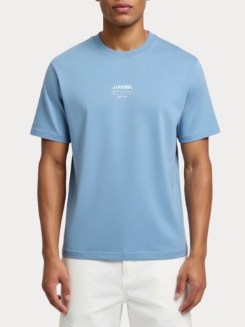 t-shirt jack & jones jreblino tee ss crew neck faded denim σε προσφορά