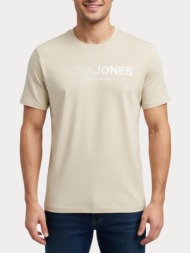 t-shirt jack & jones jprblaneo alfalfa beige jack&jones