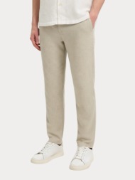 παντελονι selected slm172-slimtape brody linen bld vetiver selected
