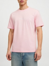 t-shirt jack & jones jorvesterbro tee ss crew neck light pink jack&jones