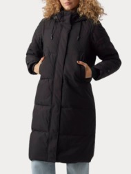 μπουφαν vero moda vmmargaret long coat black vero moda