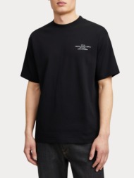 t-shirt jack & jones jprblachad branding ss crew neck black jack&jones