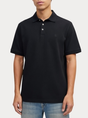 polo jack & jones jprccwilliam wash ss black jack&jones σε προσφορά
