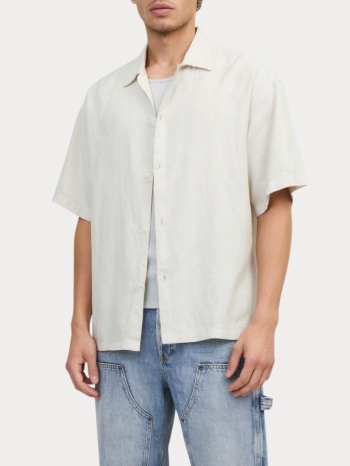linen πουκαμισο jack & jones jorfaro blendoversized gray σε προσφορά