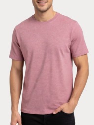t-shirt jack & jones jjeorganic melange tee ss o-neck pink jack&jones