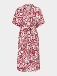 φορεμα only yasmin s/s shirt dress wvn merlot only