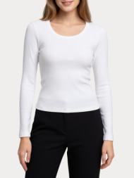 μπλουζα only nora l/s o neck top cs jrs cloud dancer only