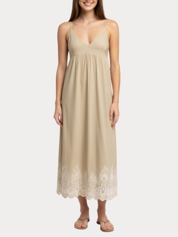 φορεμα only tulum emb long strap olive gray only σε προσφορά