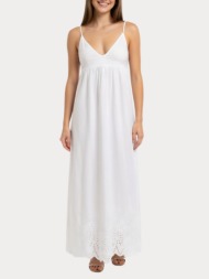 φορεμα only tulum emb long strap bright white only