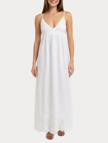 φορεμα only tulum emb long strap bright white only σε προσφορά