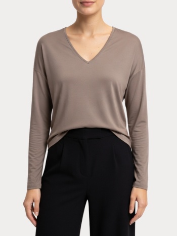 μπλουζα only chianti life ls v-neck knt moch walnut only σε προσφορά