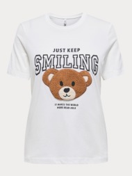 t-shirt only teresa reg s/s teddy white only