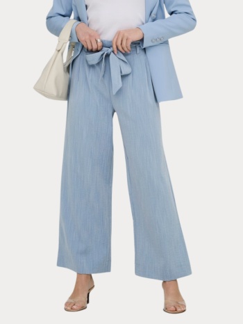 παντελονι only marsa solid paperbag pant faded denim σε προσφορά