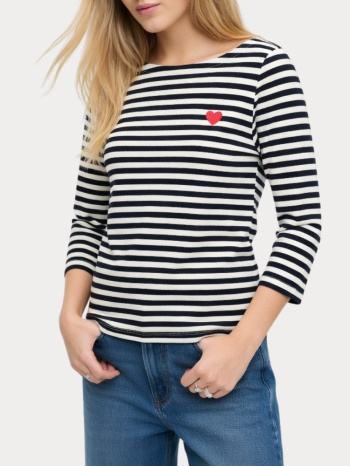 μπλουζα only fifi 3/4 printed cloud dancer black only σε προσφορά