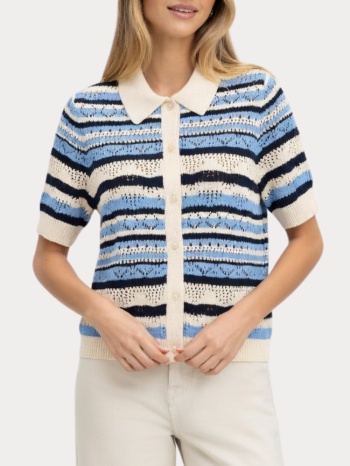 polo only lula s/s cardigan allure / blue only σε προσφορά