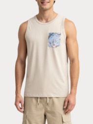 αμανικο tank top jack & jones jjhonolulu pocket moonbeam jack&jones