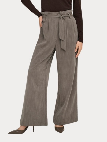 παντελονι only marsa solid paperbag pant falcon melange only σε προσφορά