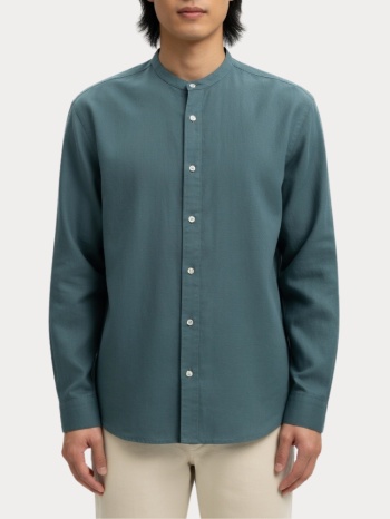 πουκαμισο selected regclay linenblend shirt band balsam σε προσφορά