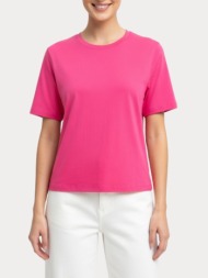 t-shirt only happy s/s o-neck wild orchid only