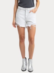 τζιν shorts only onlpacy hw studded dnm white only