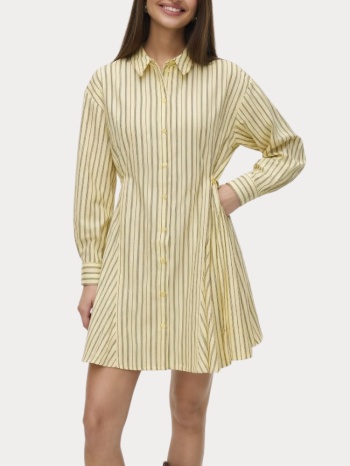 φορεμα vero moda siena ls shirt button pale banana vero moda σε προσφορά