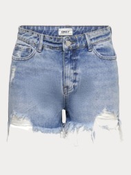τζιν shorts only onlpacy hw studded dnm medium blue only
